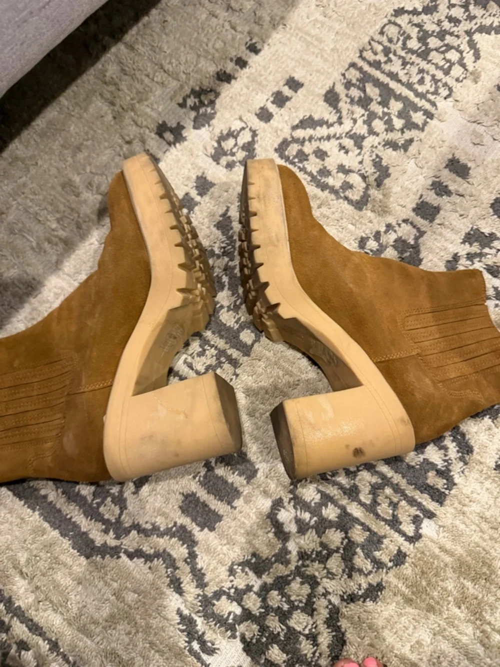 Dolce vita suede lugg sole boots sz 8.5 - Picture 5 of 5